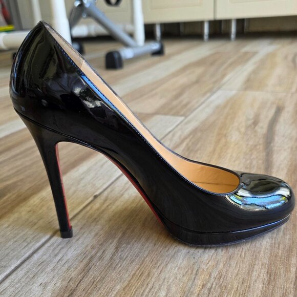 Christian Louboutin Bianca Black Patent Leather Pumps Eur. 36.5 - Picture 9 of 15
